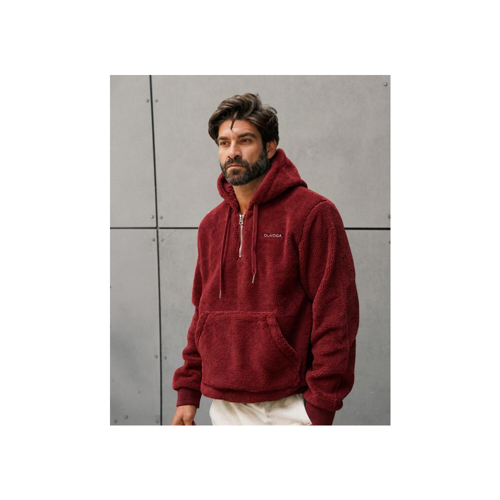 BLUZA MĘSKA POLAR OLAVOGA MEN GEMVION RED