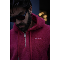 BLUZA MĘSKA POLAR OLAVOGA MEN GEMVION RED