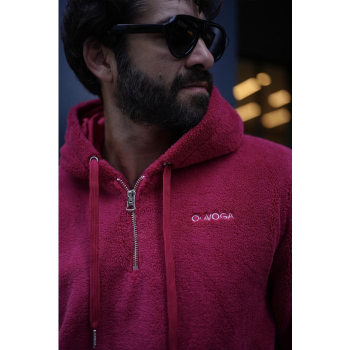 BLUZA MĘSKA POLAR OLAVOGA MEN GEMVION RED
