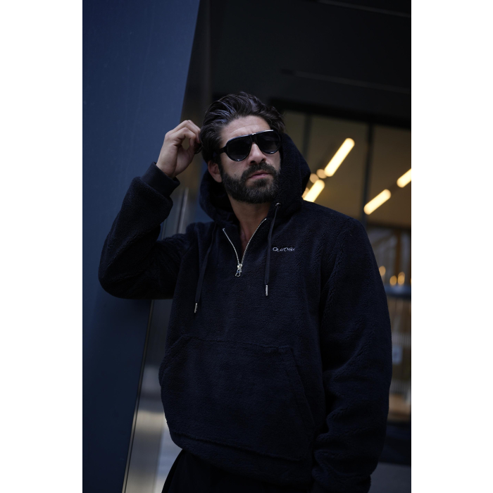 BLUZA MĘSKA POLAR OLAVOGA MEN GEMVION BLACK