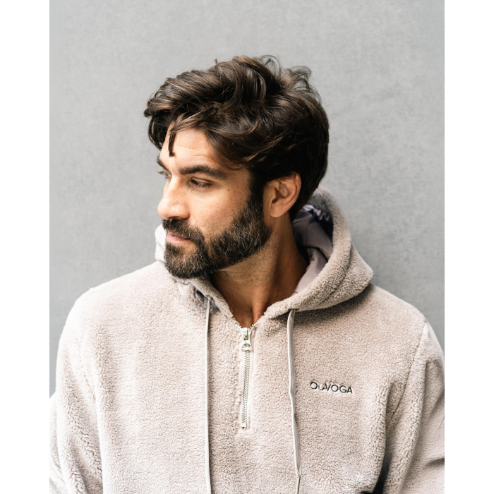 BLUZA MĘSKA POLAR OLAVOGA MEN GEMVION BEIGE