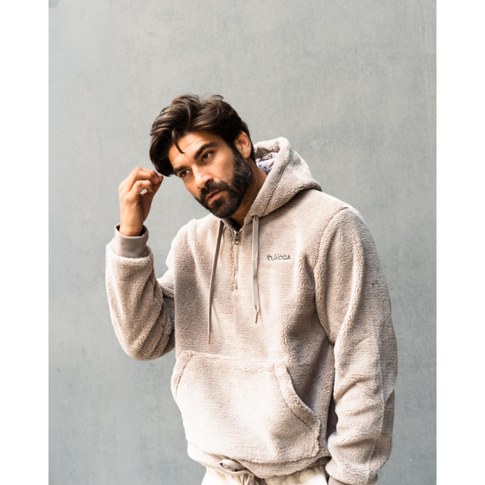 BLUZA MĘSKA POLAR OLAVOGA MEN GEMVION BEIGE