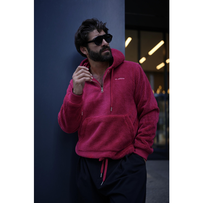 BLUZA MĘSKA POLAR OLAVOGA MEN GEMVION RED