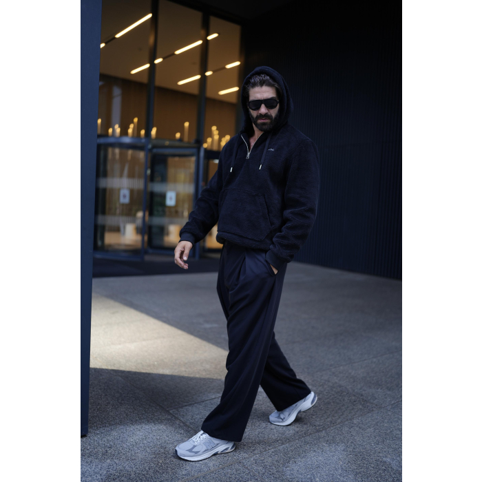 BLUZA MĘSKA POLAR OLAVOGA MEN GEMVION BLACK