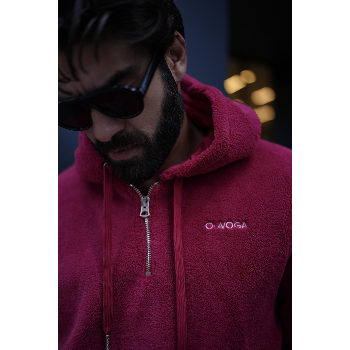 BLUZA MĘSKA POLAR OLAVOGA MEN GEMVION RED
