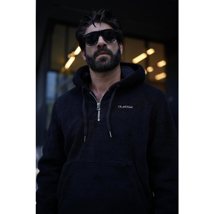 BLUZA MĘSKA POLAR OLAVOGA MEN GEMVION BLACK