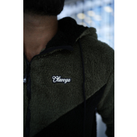 BLUZA MĘSKA POLAR OLAVOGA MEN RUKAST BLACK-KHAKI