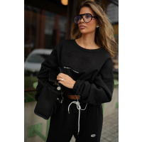 BLUZA DRESOWA DAMSKA OLAVOGA LINDA SWEATSHIRT BLACK