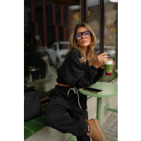 BLUZA DRESOWA DAMSKA OLAVOGA LINDA SWEATSHIRT BLACK
