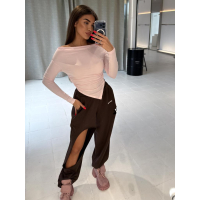 BLUZKA ASYMETRYCZNA OLAVOGA MERA PINK