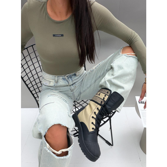 BLUZKA OLAVOGA HEARTLIGHT KHAKI
