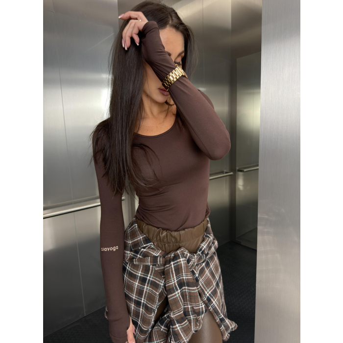 BLUZKA OLAVOGA NEWY BROWN