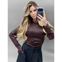 BLUZKA OLAVOGA WASH BROWN