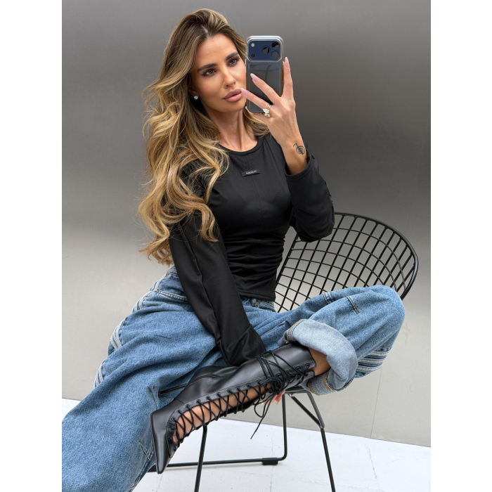 BLUZKA OLAVOGA WASH BLACK