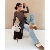 BLUZKA SLIM FIT OLAVOGA ANGEL BROWN