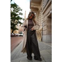 BLUZKA SLIM FIT OLAVOGA SISSI BROWN