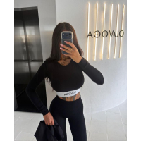 BLUZKA TOP OLAVOGA HOT BLACK