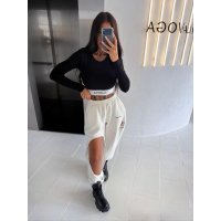 BLUZKA TOP OLAVOGA HOT BLACK