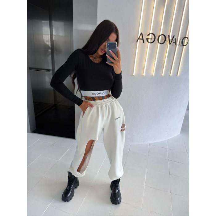 BLUZKA TOP OLAVOGA HOT BLACK