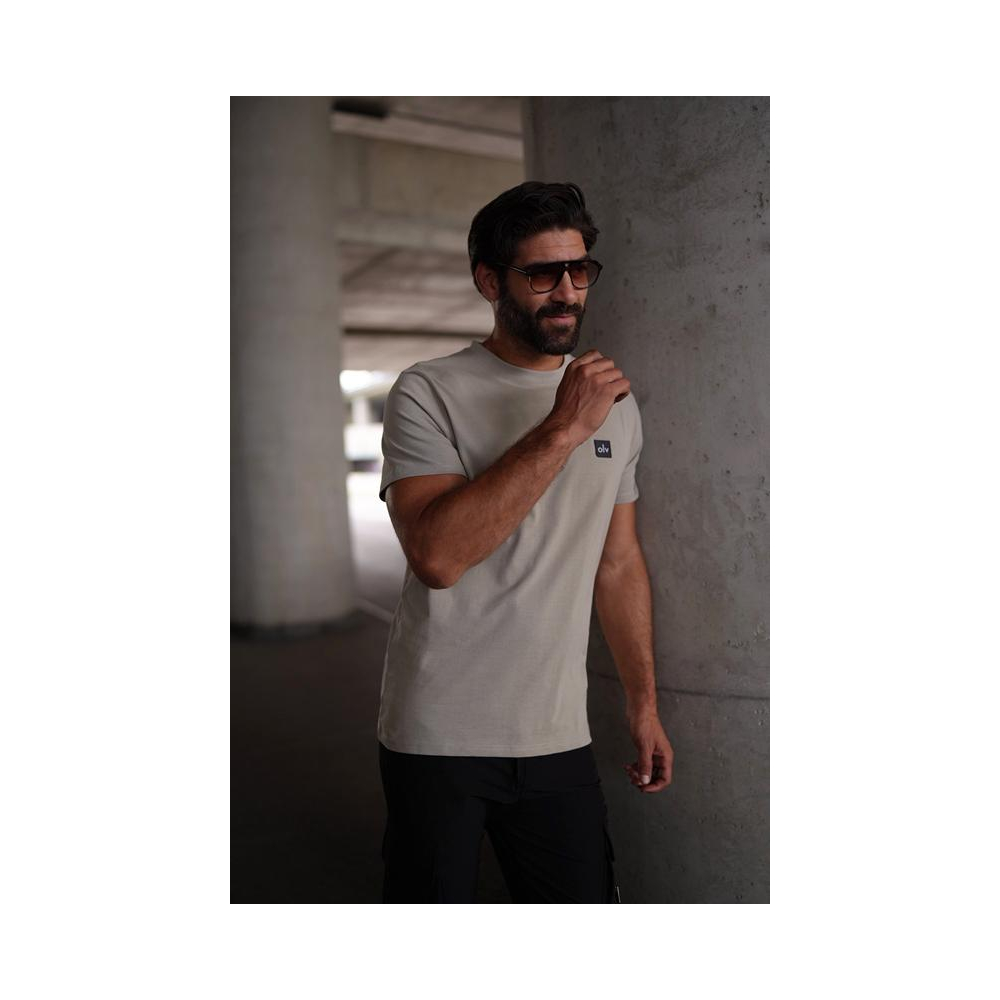 BLUZKA T-SHIRT MĘSKI OLAVOGA MEN BREEZY OLIVE