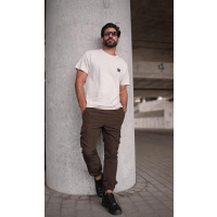 BLUZKA T-SHIRT MĘSKI OLAVOGA MEN BREEZY BEIGE