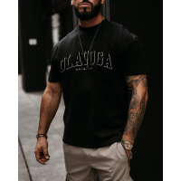 BLUZKA T-SHIRT MĘSKI OVERSIZE OLAVOGA MEN GIVENCE BLACK