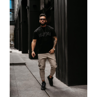 BLUZKA T-SHIRT MĘSKI OVERSIZE OLAVOGA MEN GIVENCE BLACK