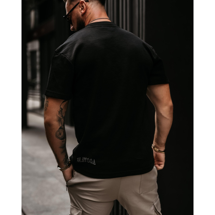 BLUZKA T-SHIRT MĘSKI OVERSIZE OLAVOGA MEN GIVENCE BLACK