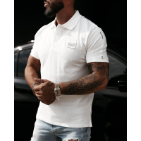 BLUZKA T-SHIRT MĘSKI POLO OVERSIYE OLAVOGA MEN BALARDI ECRU