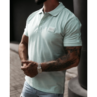 BLUZKA T-SHIRT MĘSKI POLO OVERSIYE OLAVOGA MEN BALARDI MINT