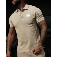 BLUZKA T-SHIRT MĘSKI POLO OVERSIYE OLAVOGA MEN BALARDI OLIV