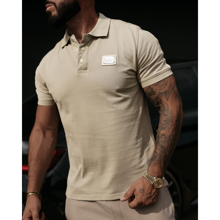 BLUZKA T-SHIRT MĘSKI POLO OVERSIYE OLAVOGA MEN BALARDI OLIV