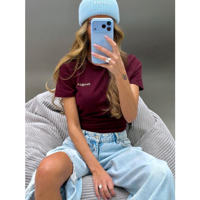 BLUZKA T-SHIRT OLAVOGA HAYO PLUM