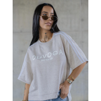BLUZKA T-SHIRT OVERSIZE OLAVOGA KALMA MELANGE