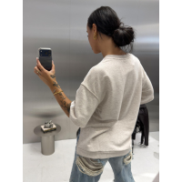 BLUZKA T-SHIRT OVERSIZE OLAVOGA KALMA MELANGE