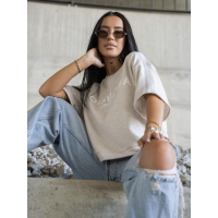 BLUZKA T-SHIRT OVERSIZE OLAVOGA KALMA MELANGE
