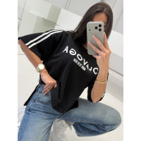 BLUZKA T-SHIRT OVERSIZE OLAVOGA KALMA BLACK