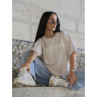 BLUZKA T-SHIRT OVERSIZE OLAVOGA KALMA MELANGE