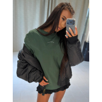BLUZKA T-SHIRT OVERSIZE OLAVOGA VERDI DEEP GREEN