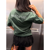 BLUZKA T-SHIRT OVERSIZE OLAVOGA VERDI DEEP GREEN