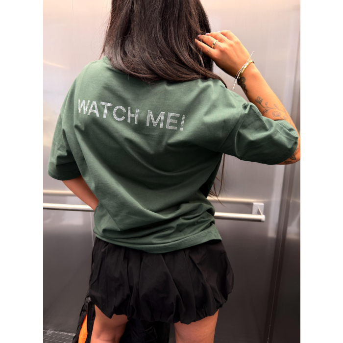 BLUZKA T-SHIRT OVERSIZE OLAVOGA VERDI DEEP GREEN