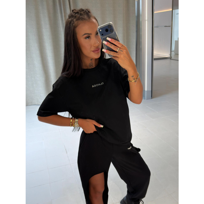 BLUZKA T-SHIRT OVERSIZE OLAVOGA VERDI BLACK