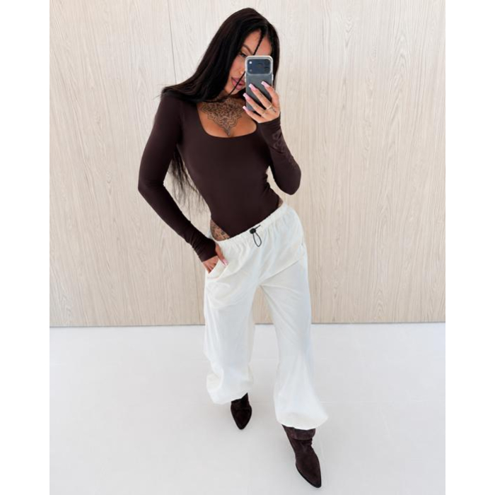 BODY DAMSKIE OLAVOGA FAMOUS BROWN