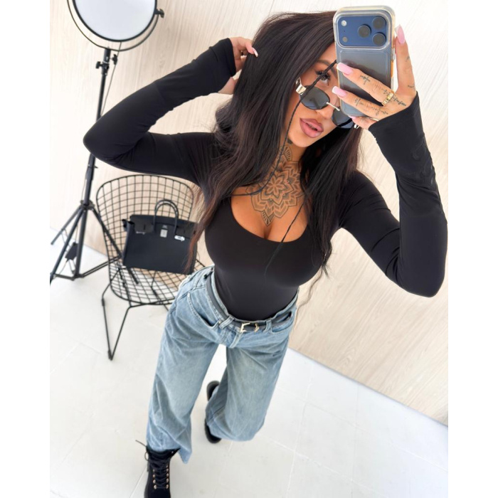 BODY DAMSKIE OLAVOGA FAMOUS BLACK
