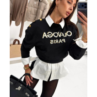 BLUZA DAMSKA OLAVOGA ONCY BLACK