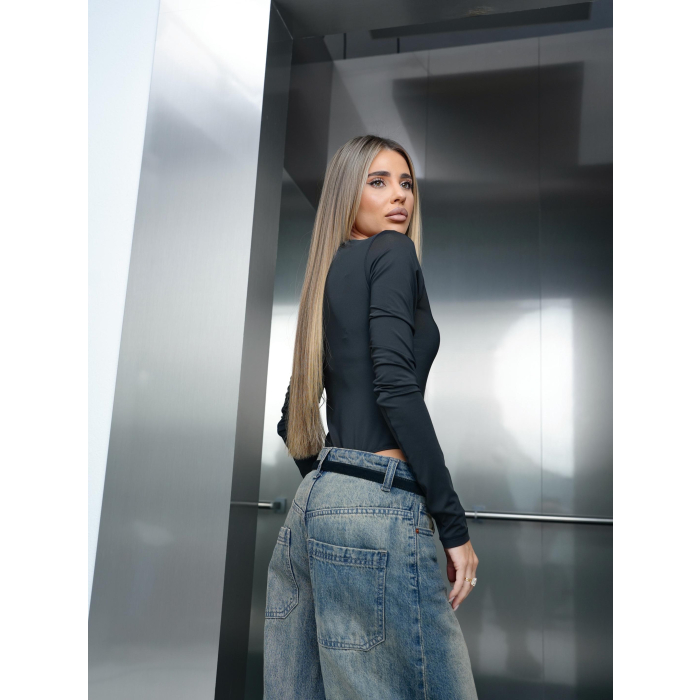 BODY DAMSKIE OLAVOGA OXO BLACK