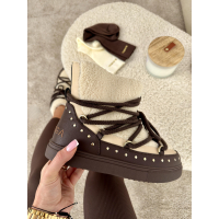 BUTY DAMSKIE ŚNIEGOWCE INUKI OLAVOGA SHOES ETNA BROWN