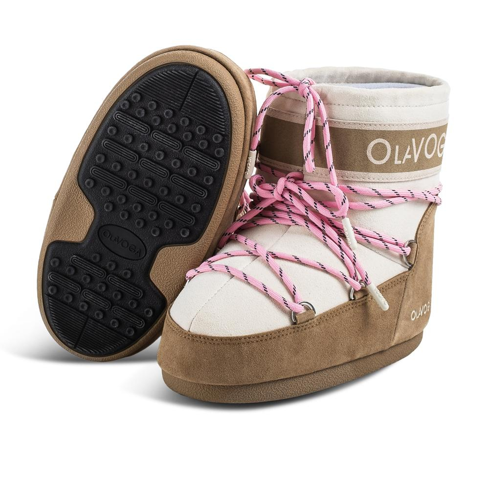 BUTY DAMSKIE ŚNIEGOWCE MOON OLAVOGA SHOES YETI BEIGE