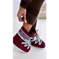 BUTY DAMSKIE ŚNIEGOWCE MOON OLAVOGA SHOES YETI BURGUND