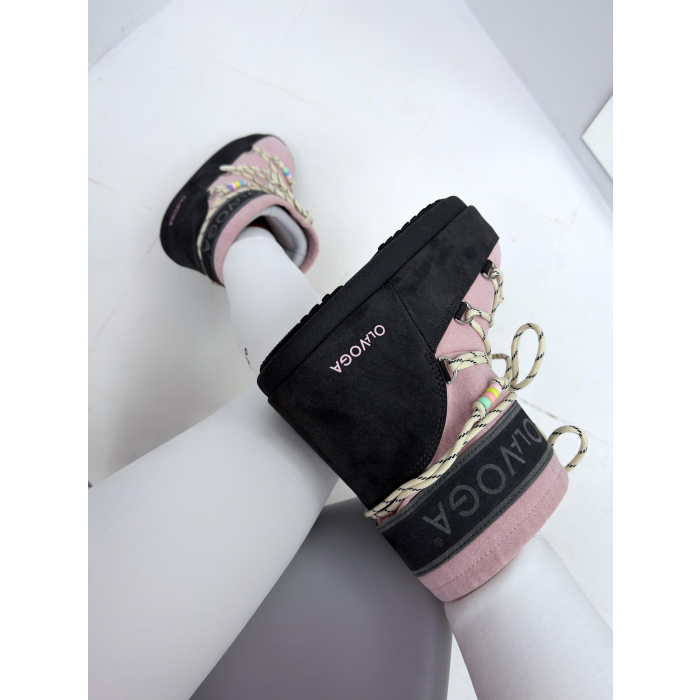 BUTY DAMSKIE ŚNIEGOWCE MOON OLAVOGA SHOES YETI GRAY